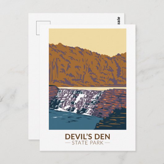 デビルズデン州パークアーカンソーヴィンテージ ポストカード (正面/裏面)