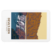 デビルズデン州パークアーカンソーヴィンテージ マグネット (横)