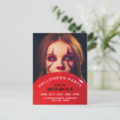 デビルズバルーンハローウィンパーティ招待状 案内ポストカード (スタンド正面)