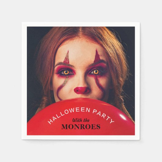 デビルズバルーン、ハローウィンパーティ スタンダードカクテルナプキン (正面)