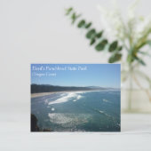 デビルズパンクボウル州パーク，オレゴン州コースト ポストカード (スタンド正面)