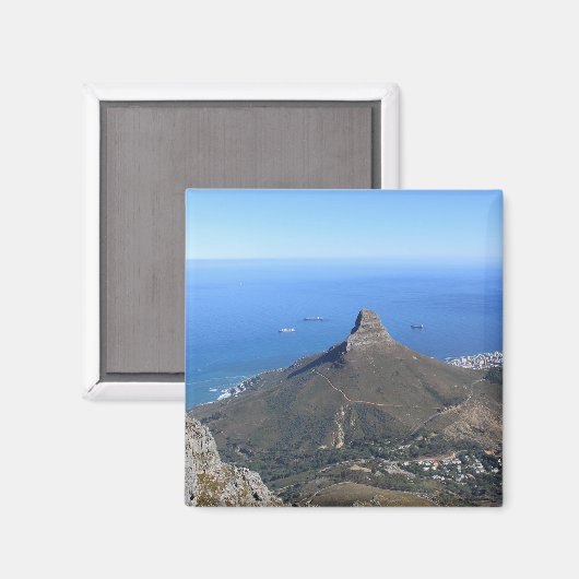 デビルズピークマウンテン、ケープタウン マグネット (正面/裏面)