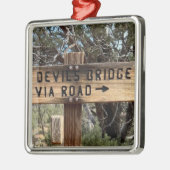 デビルズブリッジセドナアリゾナ メタルオーナメント (左)