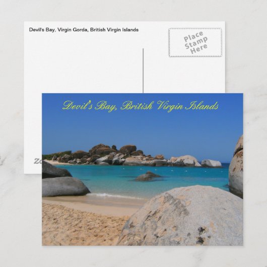 デビルズベイBVI ポストカード (正面/裏面)