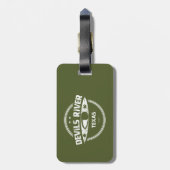 デビルズリバーテキサス州カヤック ラゲッジタグ (裏面縦)