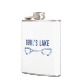 デビルズレイクロック登山クイックドロー フラスク (左)