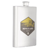 デビルズレイク州パークウィスコンシン フラスク (右)