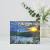 デビルズレイク州パークウィスコンシン ポストカード (スタンド正面)