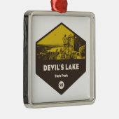 デビルズレイク州パークウィスコンシン メタルオーナメント (右)