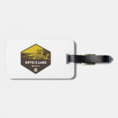 デビルズレイク州パークウィスコンシン ラゲッジタグ (裏面横)