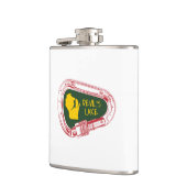 デビルズレイク登山カラビナー フラスク (左)