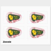 デビルズレイク登山カラビナー 長方形シール (シート)