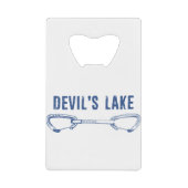 デビルズレイク登山クイックドロー クレジットカード栓抜き (正面)