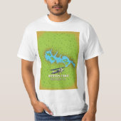 デビルズレイク ノースダコタ アメリカ地図 Tシャツ (正面)