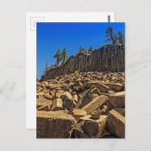 デビルズ・ポストパイル国定記念物 ポストカード (正面/裏面)