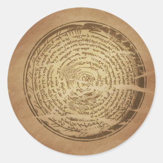 デビルトラップアッシリア魔法チャーム ラウンドシール