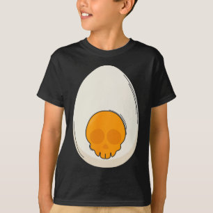 デビルドエッグコスチューム悪魔の角ハロウィンラブエッグ Tシャツ