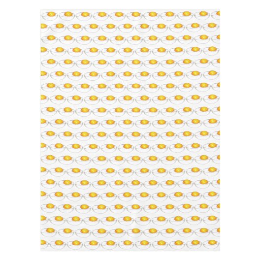 デビルドエッグピクニックフード料理キッチングルメ テーブルクロス (正面)