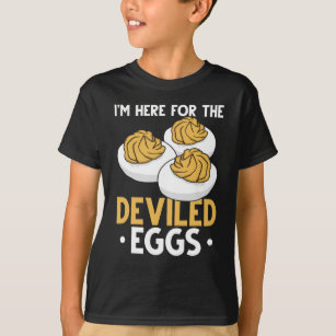 『デビルド·エッグ·フード·ラおもしろいウバー·エッグ·ユーモア』 Tシャツ