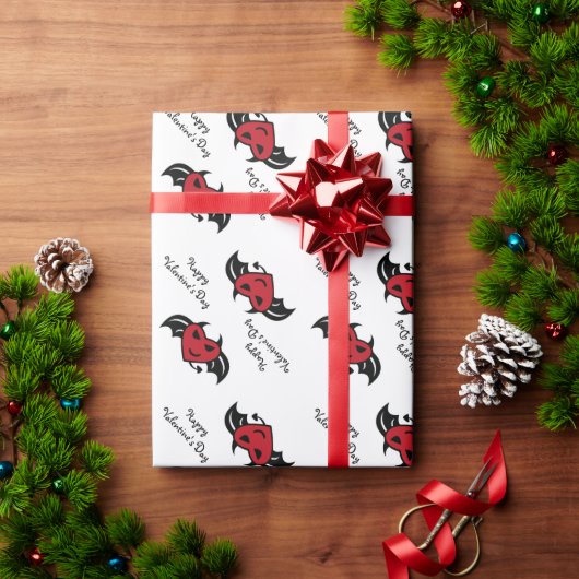 デビルハートラッピング紙 ラッピングペーパー (クリスマスギフト)