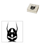 デビルマスクシルエットアートスタンプ ラバースタンプ (押印)