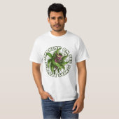 デビルレタスの上で喫煙 Tシャツ (正面フル)