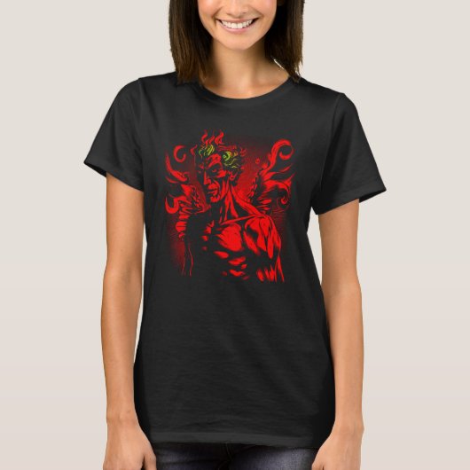 デビルレッドデーモンマンモン Tシャツ (正面)