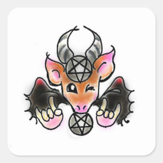 デビル(悪魔)ちゃん スクエアシール