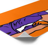 デビンブックゲームウィナーお祝い ポスター (角)