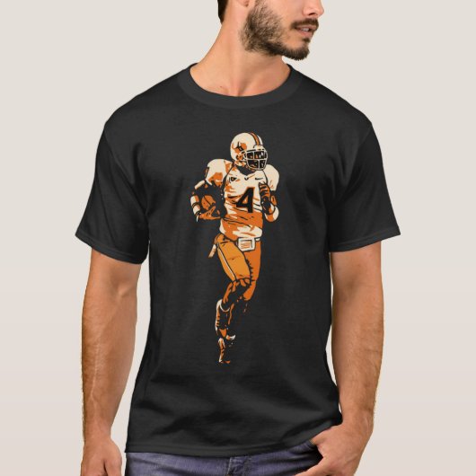 デビン・ヘスター マイアミ・ハリケーンズ フットボール伝説アート Tシャツ (正面)