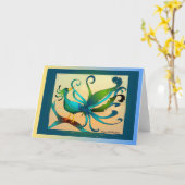 デビーJensen著ほら カード (黄色い花)