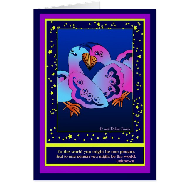 デビーJensen著愛鳥 (正面)