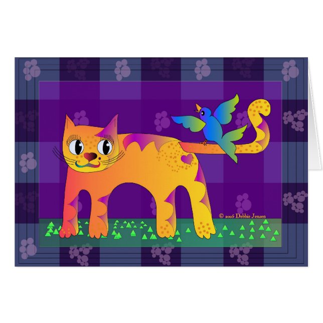 デビーJensen著猫の昼食 (正面横)