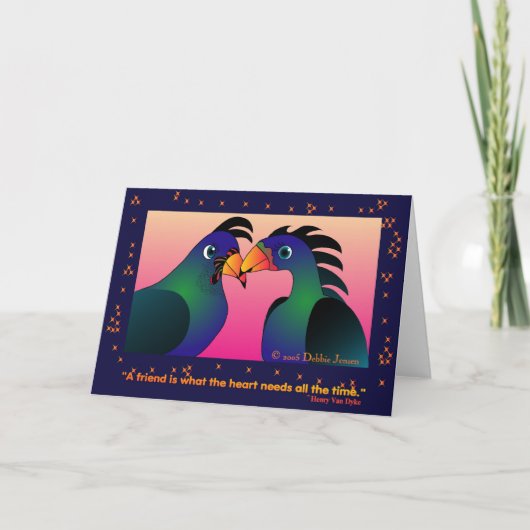 デビーJensen著親友 カード (正面)