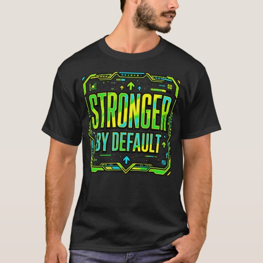 デフォルトでより強い技術者 Tシャツ (正面)