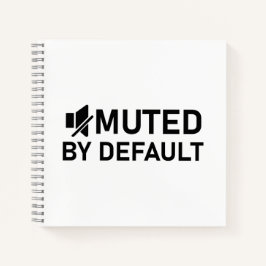 デフォルトのミニマルTシャツオーディオV1でミュート ノートブック