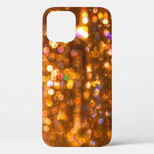 デフォーカス・金ゴールド・抽象芸術のクリスマス背景 Case-Mate iPhoneケース (裏面)