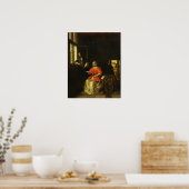 デフック – インテリアと若い女読性のA L... ポスター (キッチン)