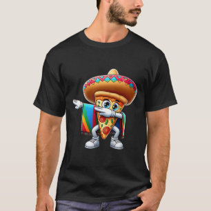 デブおもしろいビメキシコピザダンスフードフードラバーグラドゥー Tシャツ