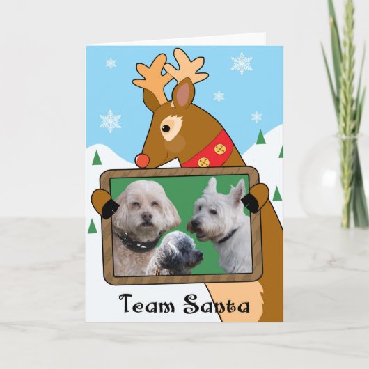 デブラのクリスマスカード シーズンカード (正面)