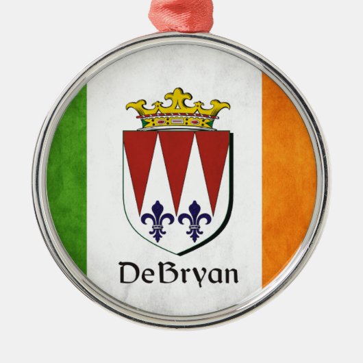 デブライアン国旗 メタルオーナメント (正面)