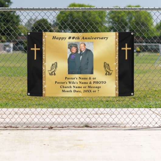 デブラカスタムの教会の旗をデザイン 横断幕 (インサイチュ)