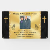 デブラカスタムの教会の旗をデザイン 横断幕 (横)