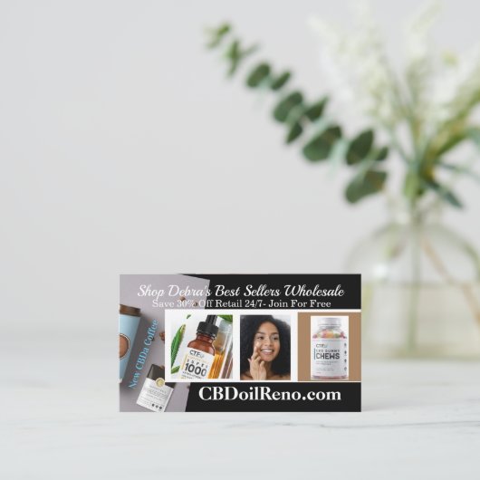 デブラス 名刺 (スタンド正面)