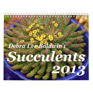 デブラリーBaldwinのSucculents 2013のカレンダー カレンダー