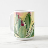デブラリーBaldwin著リュウゼツランの水彩画のマグ マグカップ (正面左)