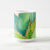 デブラリーBaldwin著リュウゼツランの水彩画のマグ マグカップ (中央)