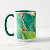 デブラリーBaldwin著リュウゼツランの水彩画のマグ マグカップ (左)