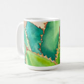 デブラリーBaldwin著リュウゼツランの水彩画のマグ マグカップ (正面左)