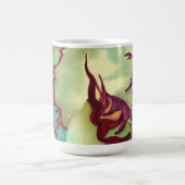 デブラリーBaldwin著リュウゼツランの水彩画のマグ マグカップ (中央)